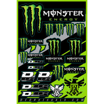 D'Cor Visuals Monster Decal Sheet