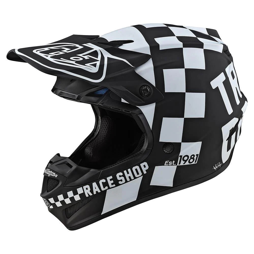 SE4 POLYACRYLITE HELMET W/MIPS CHECKER BLACK / WHITE XL