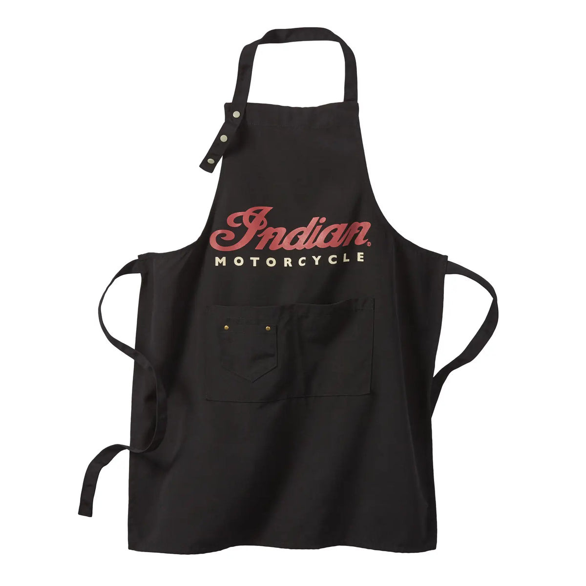 Unisex Motorcycle BBQ Apron, Black - Image 1