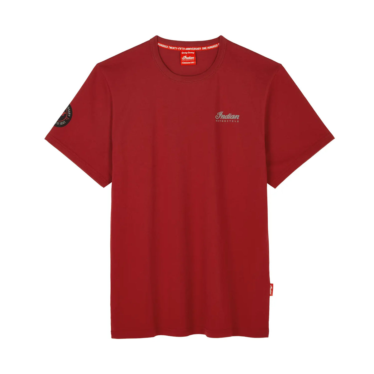 Indian Motorcycle Men's 125th Crew T-Shirt - Red