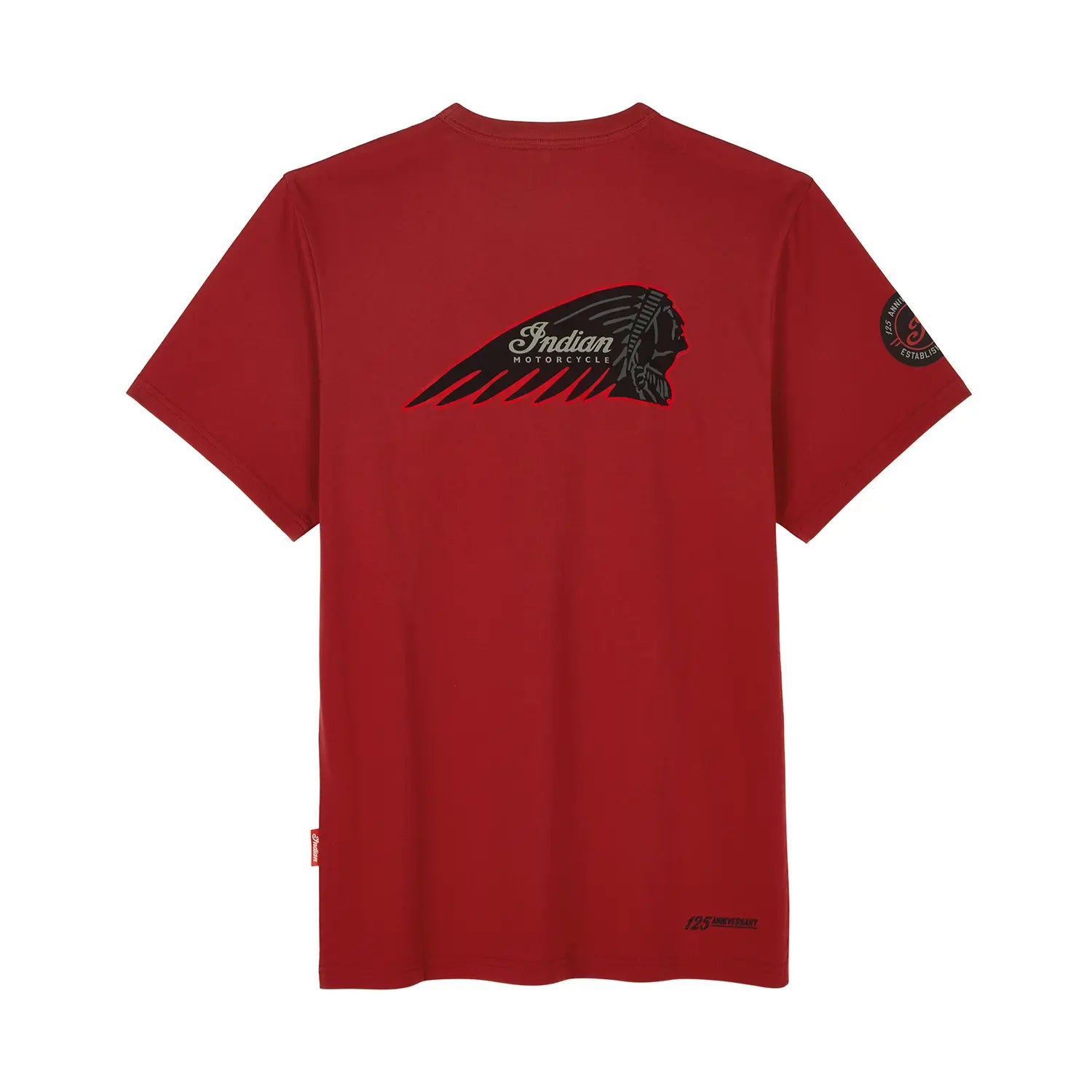 Indian Motorcycle Men's 125th Crew T-Shirt - Red