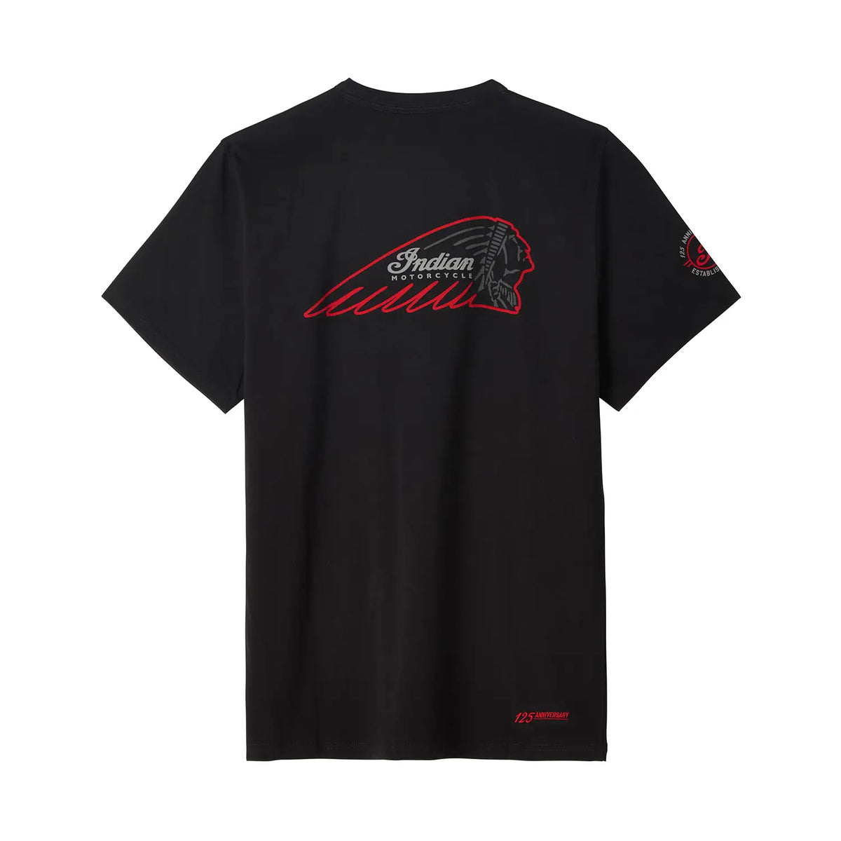 Indian Motorcycle Women's 125th Crew T-Shirt - Black