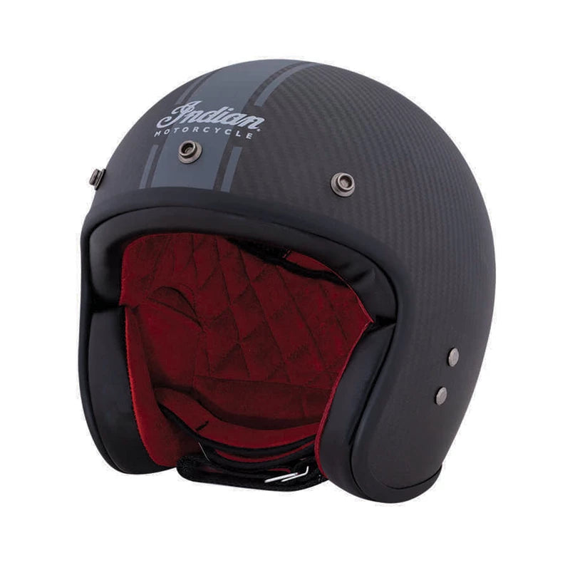 INDIAN CARBON OPEN FACE HELMET-XL
