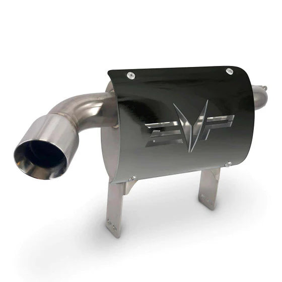 X3 Magnum Side Exit Muffler with Heat Shield, Black