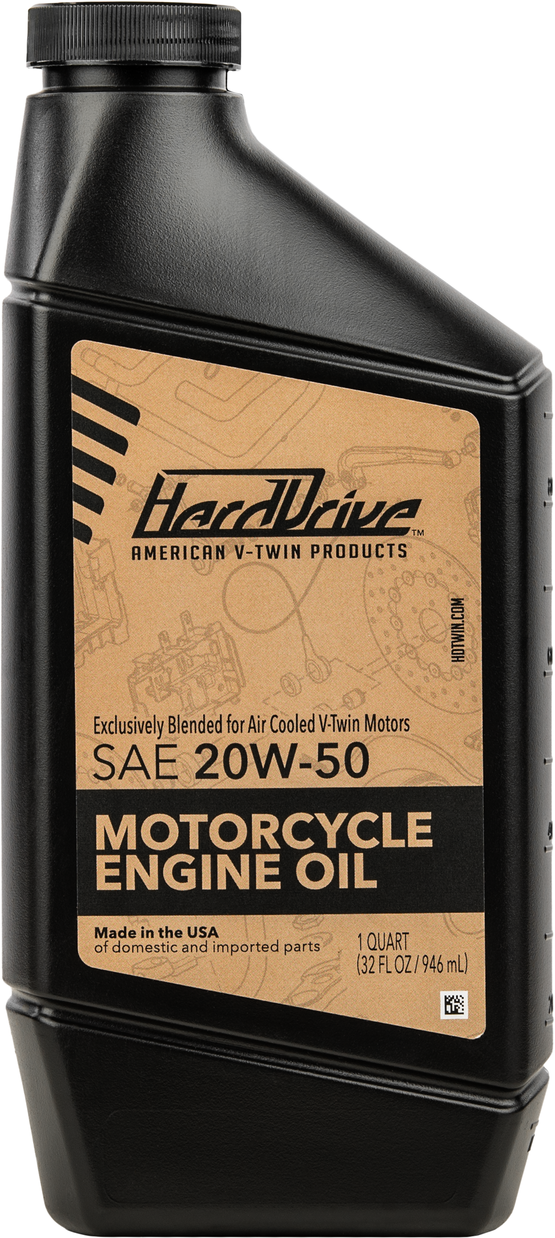 HardDrive Engine Oil 20W-50 1QT