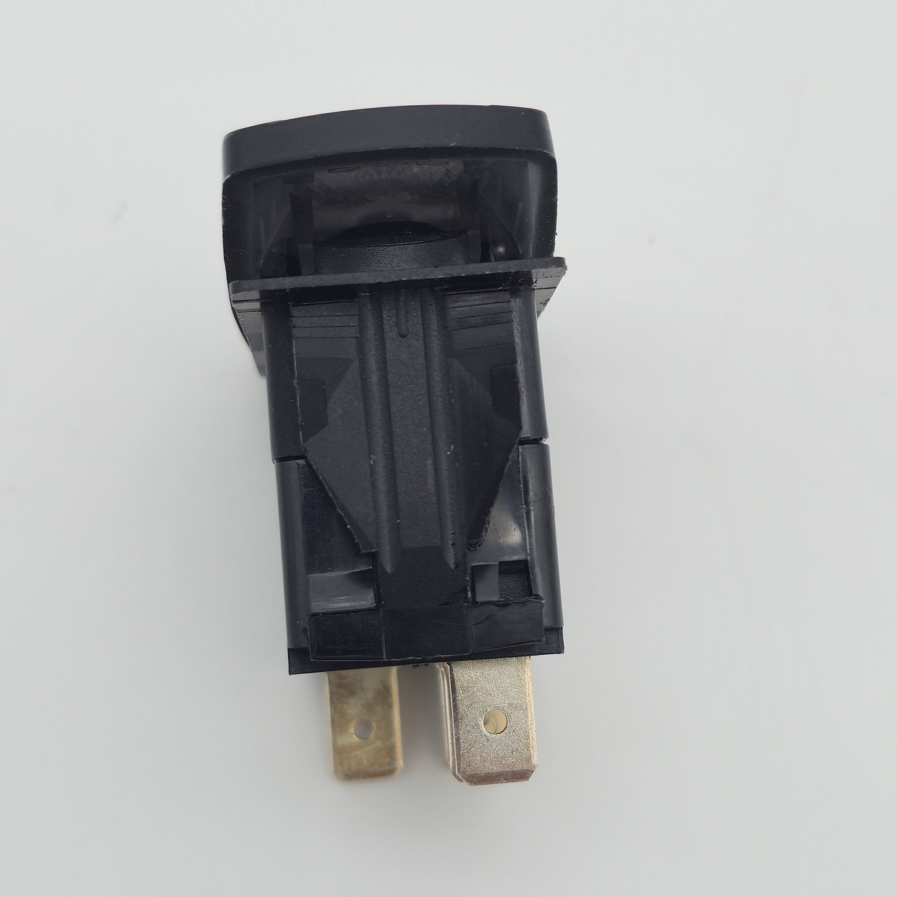 EVP Launch Control Switch - additional angled close-up of terminal end