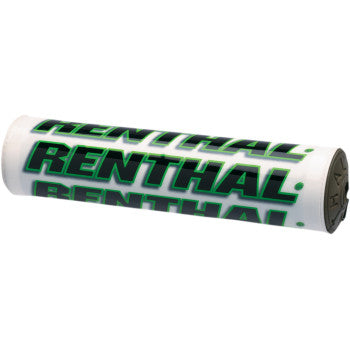 Renthal SX Crossbar Pad - Green/White Gloss - 8.5 in.