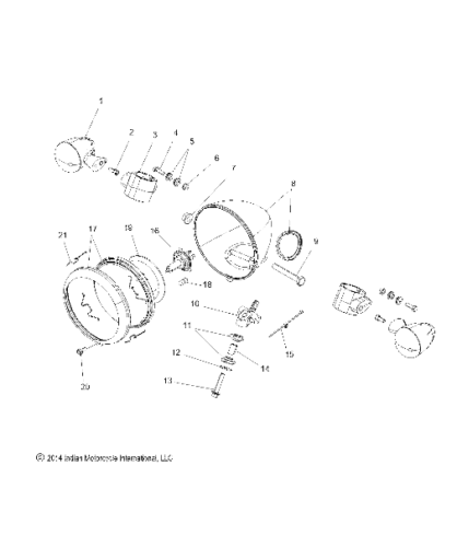 BULB-HB2,OSRAM 9003L, INDIAN SCOUT