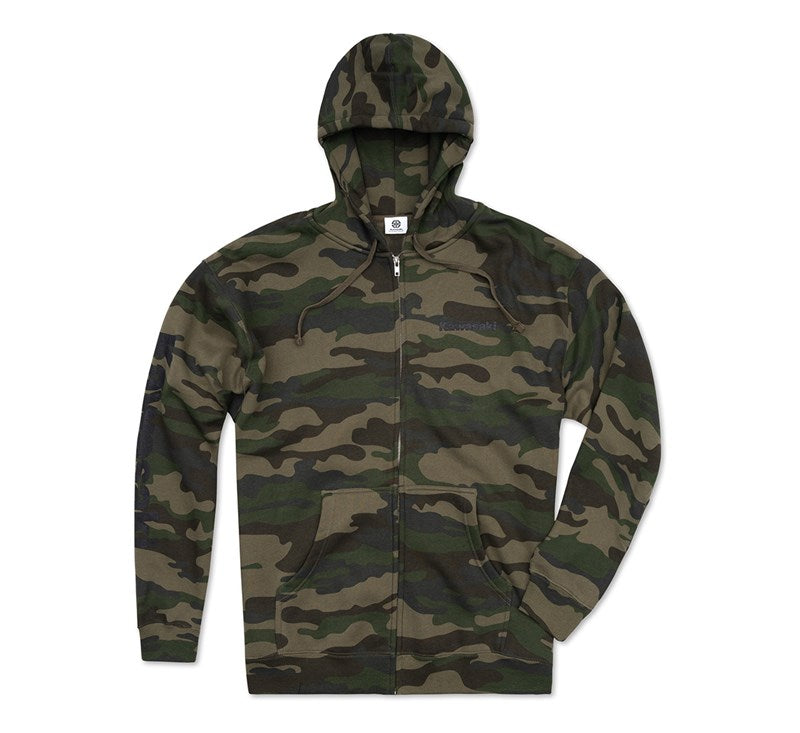 Kawasaki Camo Zip-Up Sweatshirt