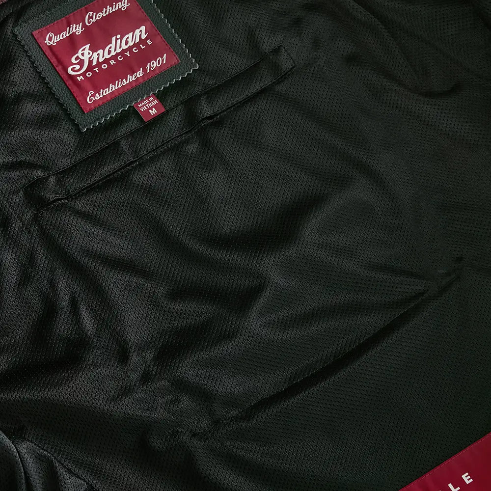 Indian Motorcycle Men's Richmond Over Shirt, Red — product view 5