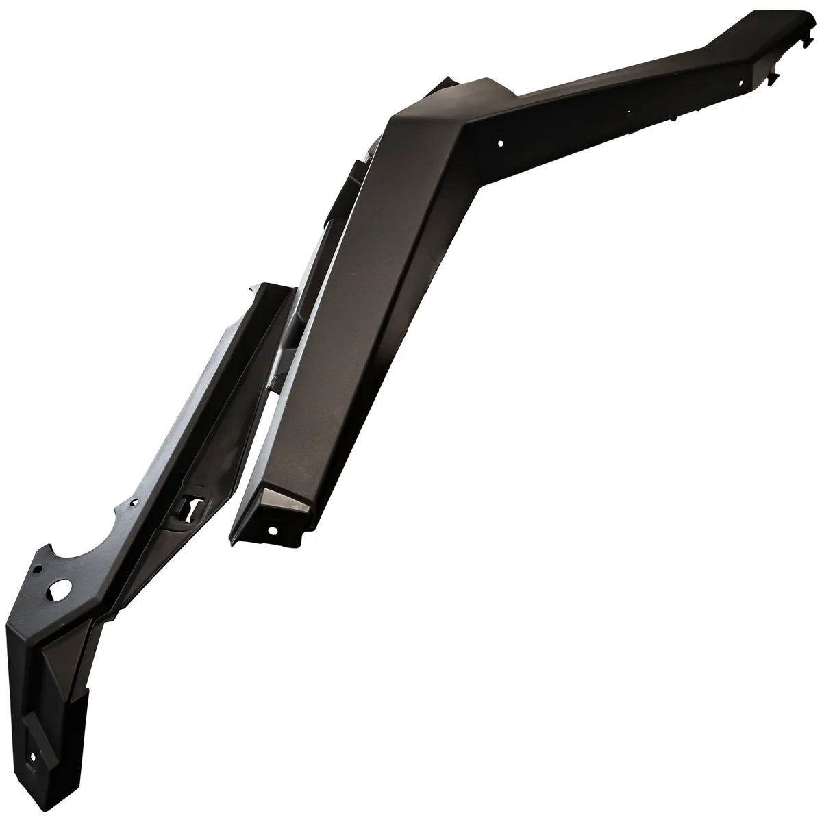 Polaris 5455187-070 rear right fender flare in gloss black – alternate exterior view