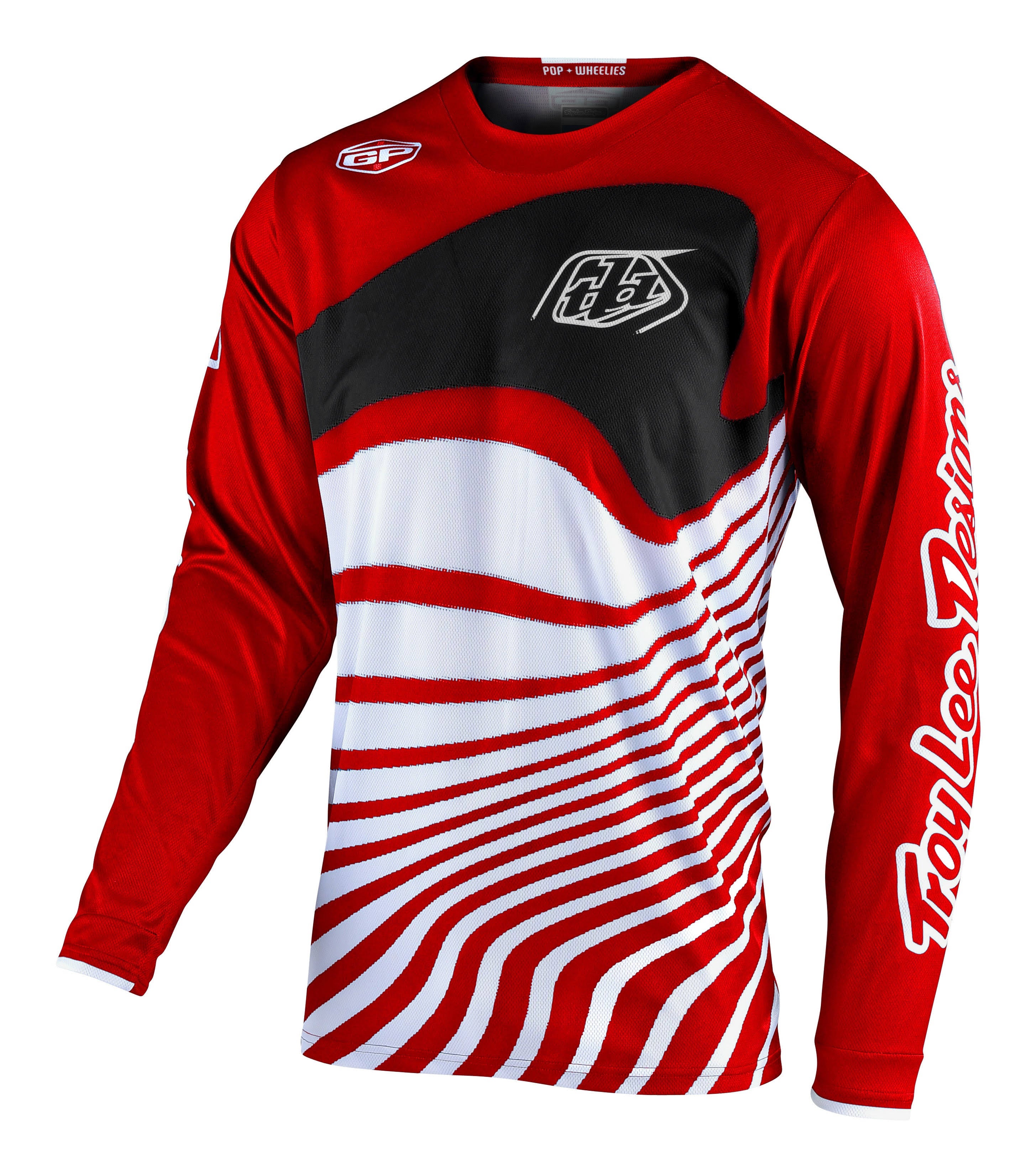 期間限定価格商品 GP BLACK / RED DRIFT JERSEY バイクウェア・プロテクション