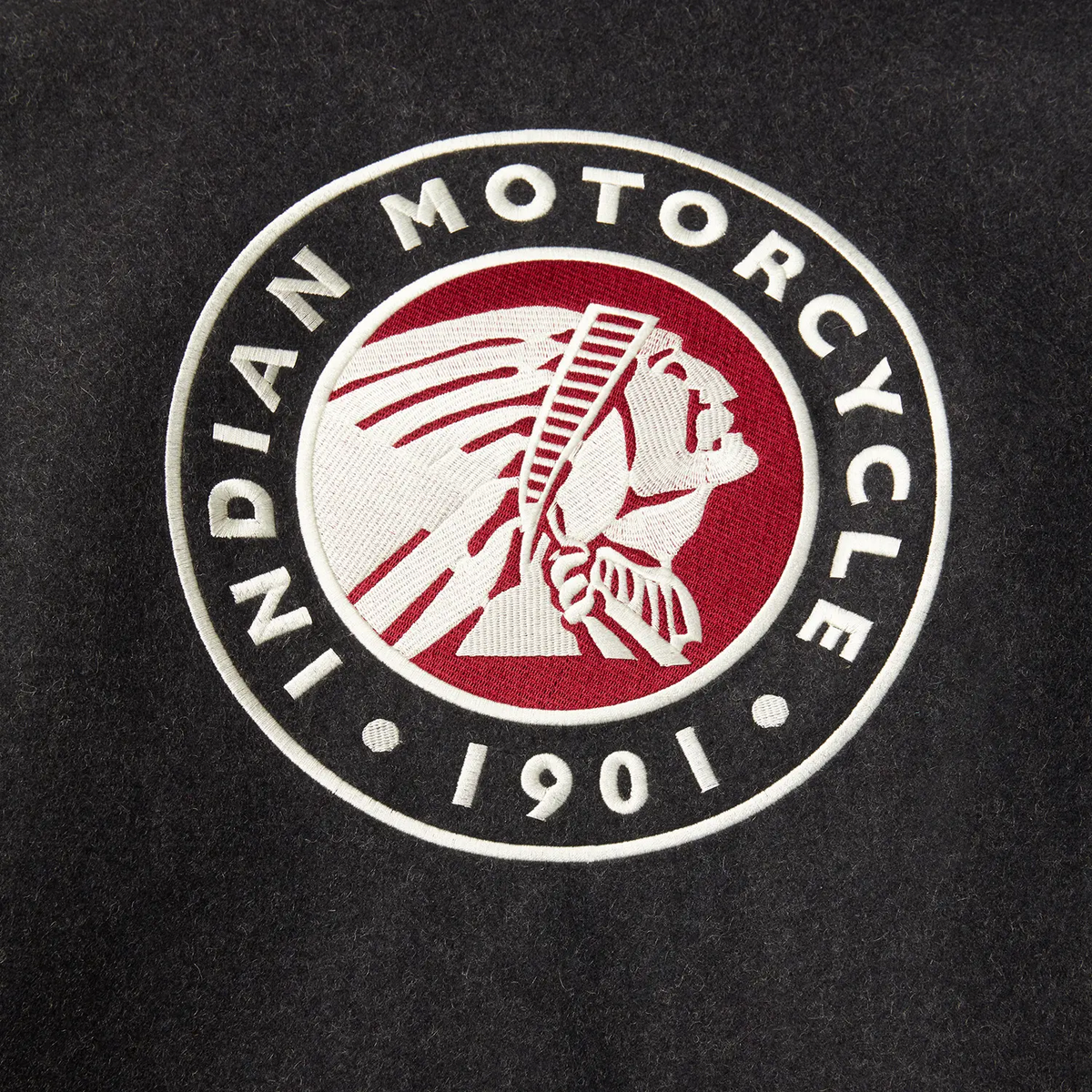 Indian Motorcycle Men's Varsity 2 Jacket, Gray