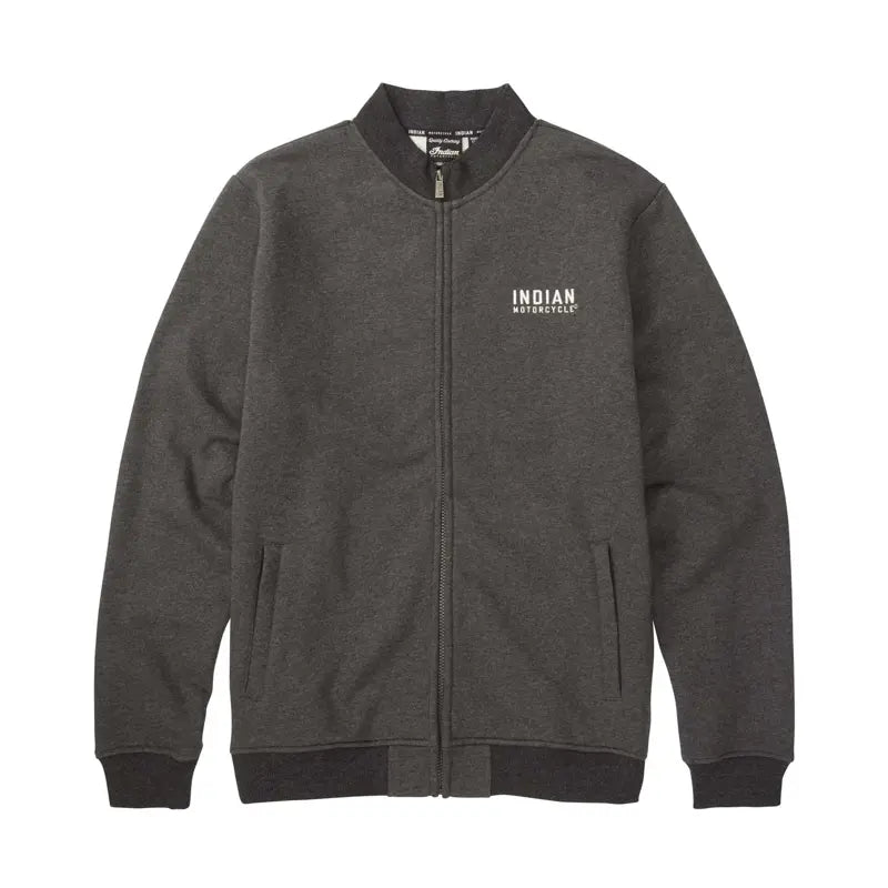 Men's Colorblock Marl Zip Thru, Gray