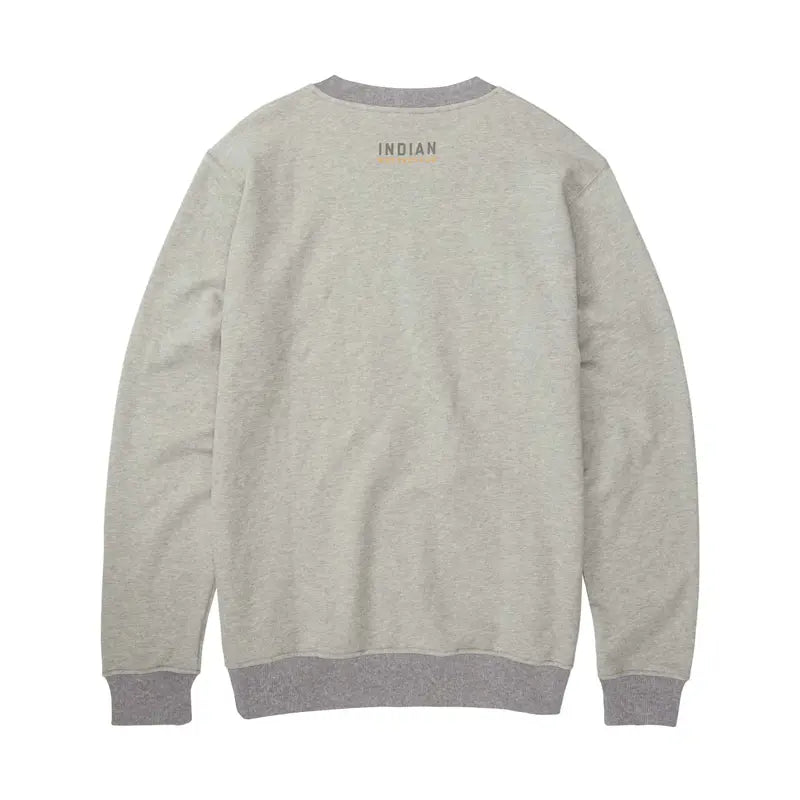 MEN'S EMBROIDERED RINGER SWEATSHIRT