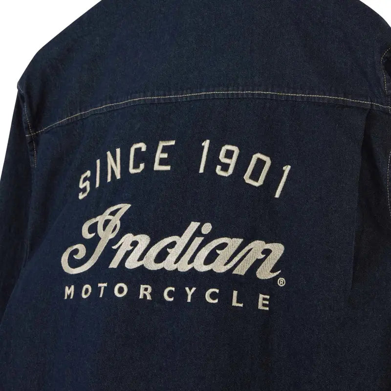 Men's Heritage Denim Shirt, Navy