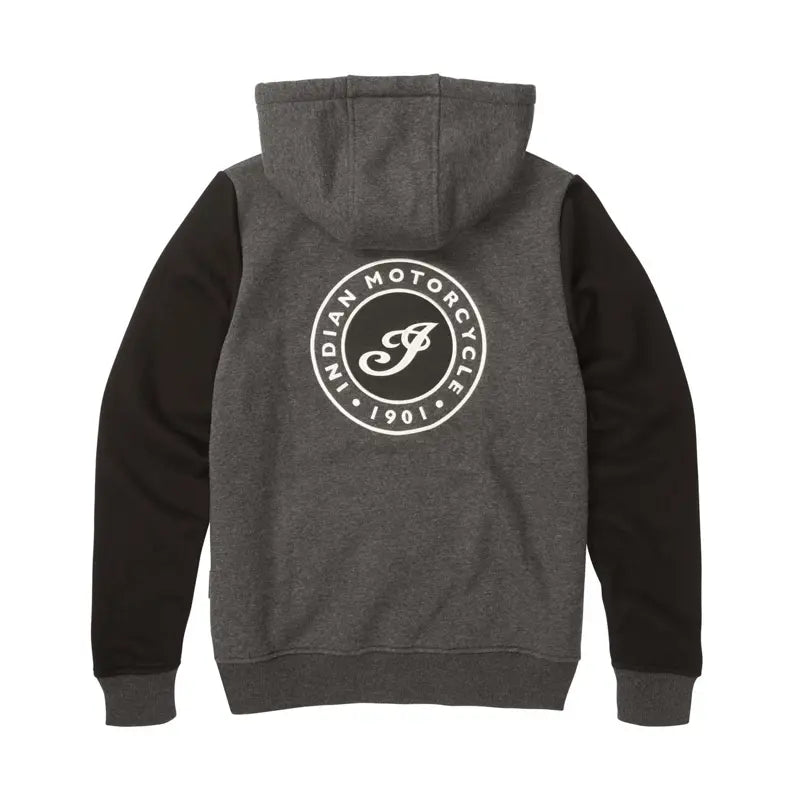 Women's Charcoal Black Contrast Hoodie, Gray