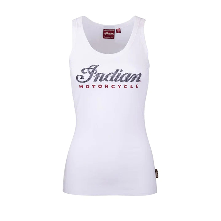 WW WHITE EMBELLISHED TANK S