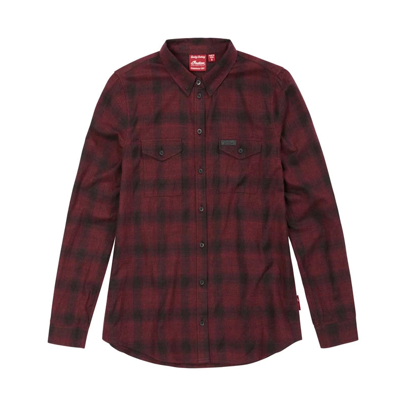 WW LS PORT PLAID SHIRT M