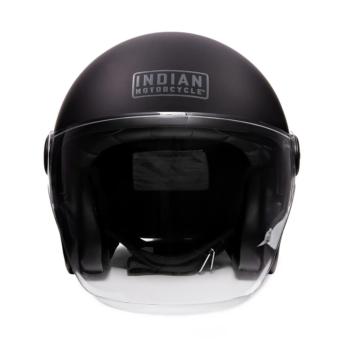Unisex Matte Jet Helmet, Black - Image 4