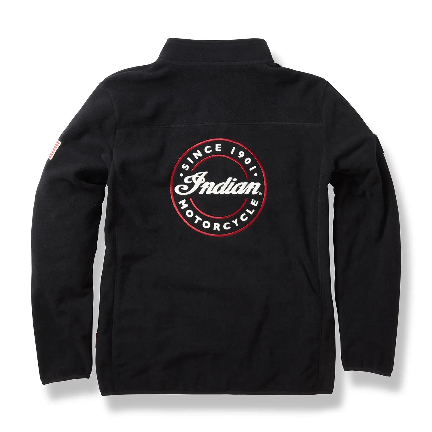 Men's Zip Thru Fleece, Black - Image 2