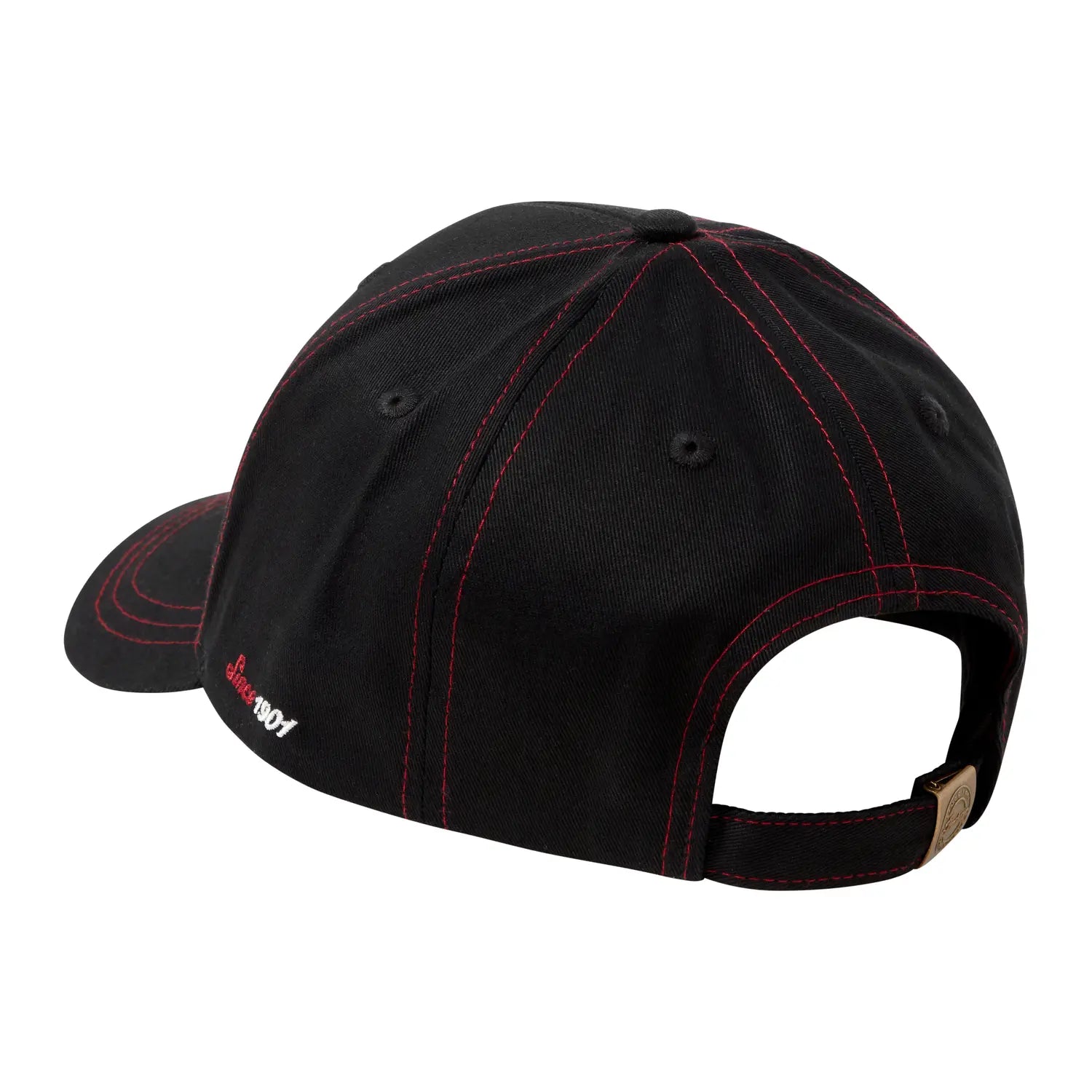 Contrast Stitch Cap, Black - Image 2