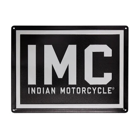 Indian Motorcycle Rectangle "IMC Indian Motorcycle" Sign