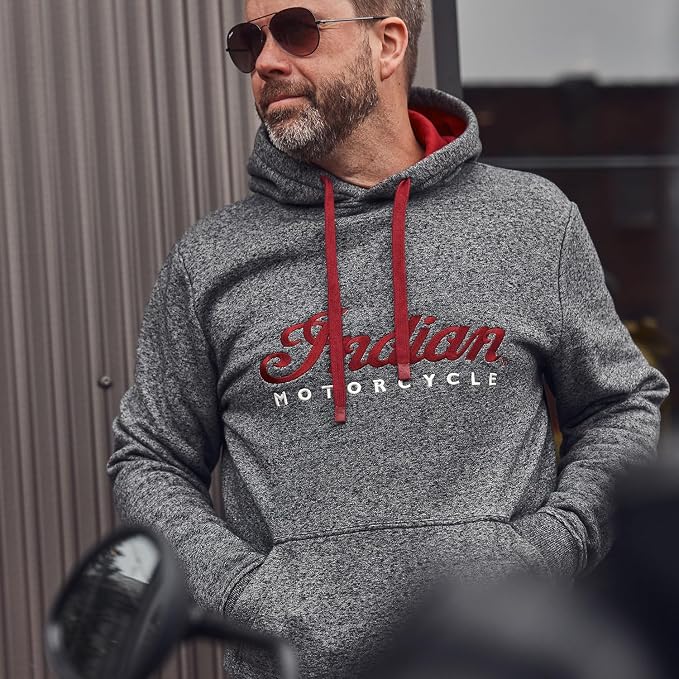 Men's Logo Headdress Hoodie, Gray