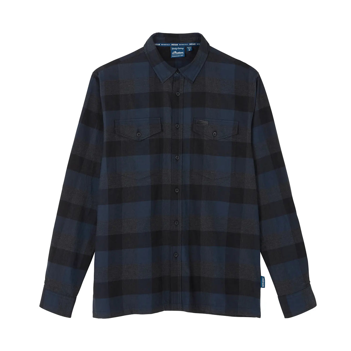 Men's Dallas Plaid Shirt, Blue - Image 1