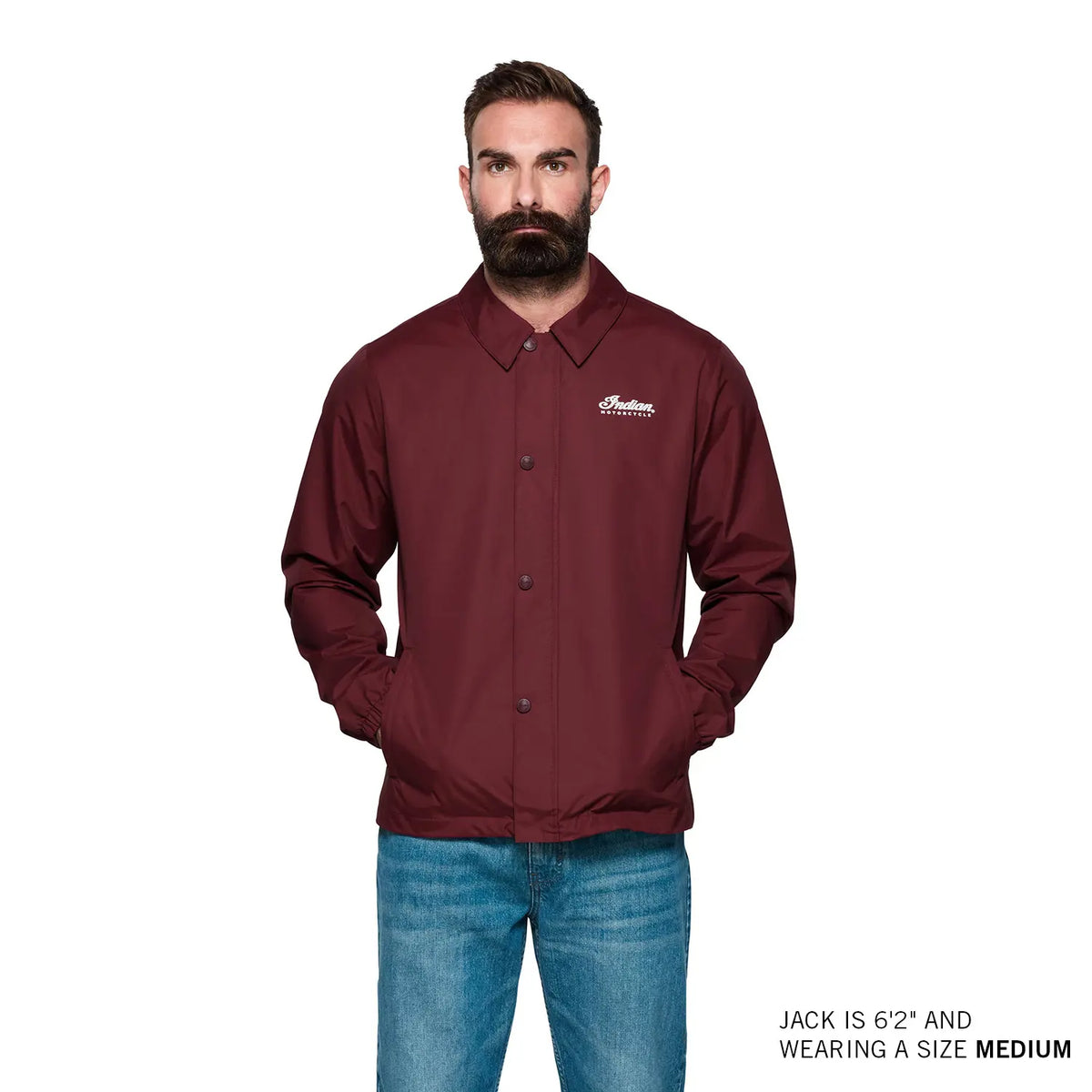Men's Burlington Jacket, Port - Image 3
