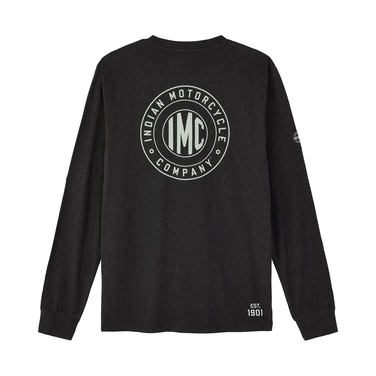 Men's IMC Icon Pocket Long Sleeve T-Shirt, Black - Image 2