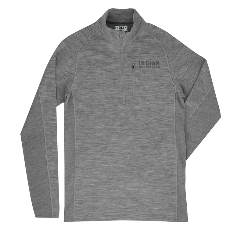 MENS MERINO HALF ZIP