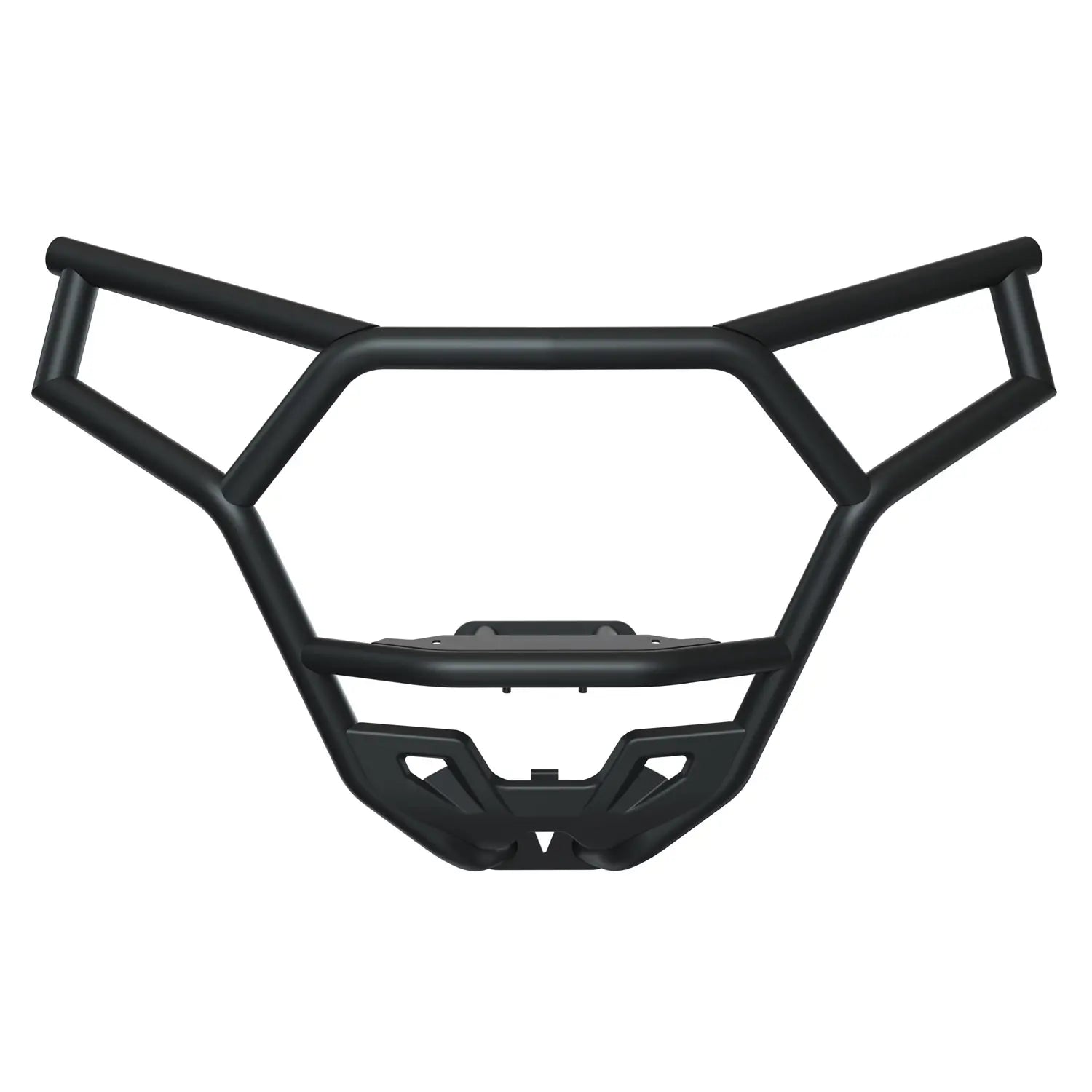 Front High Coverage Bumper, Matte Black