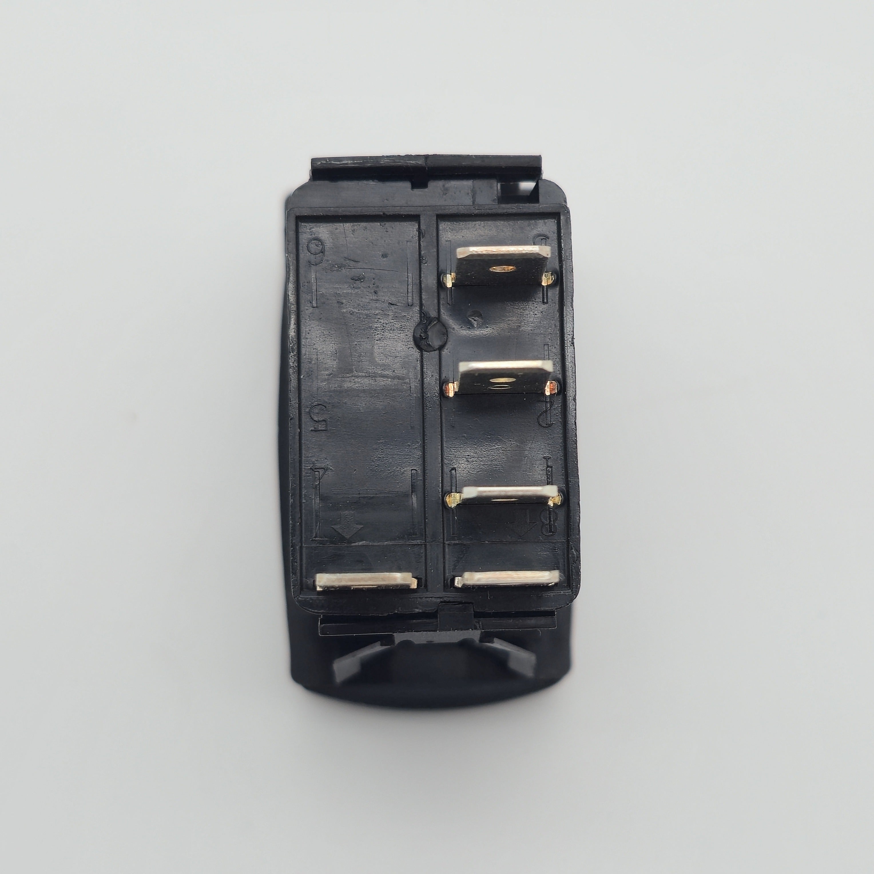EVP Launch Control Switch - angled close-up of terminal end