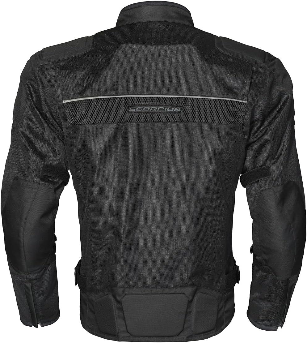 ScorpionEXO Vortex Air Men's Mesh Reflective Motorcycle Riding Jacket Abrasion Resistant with CE-Rated Armor