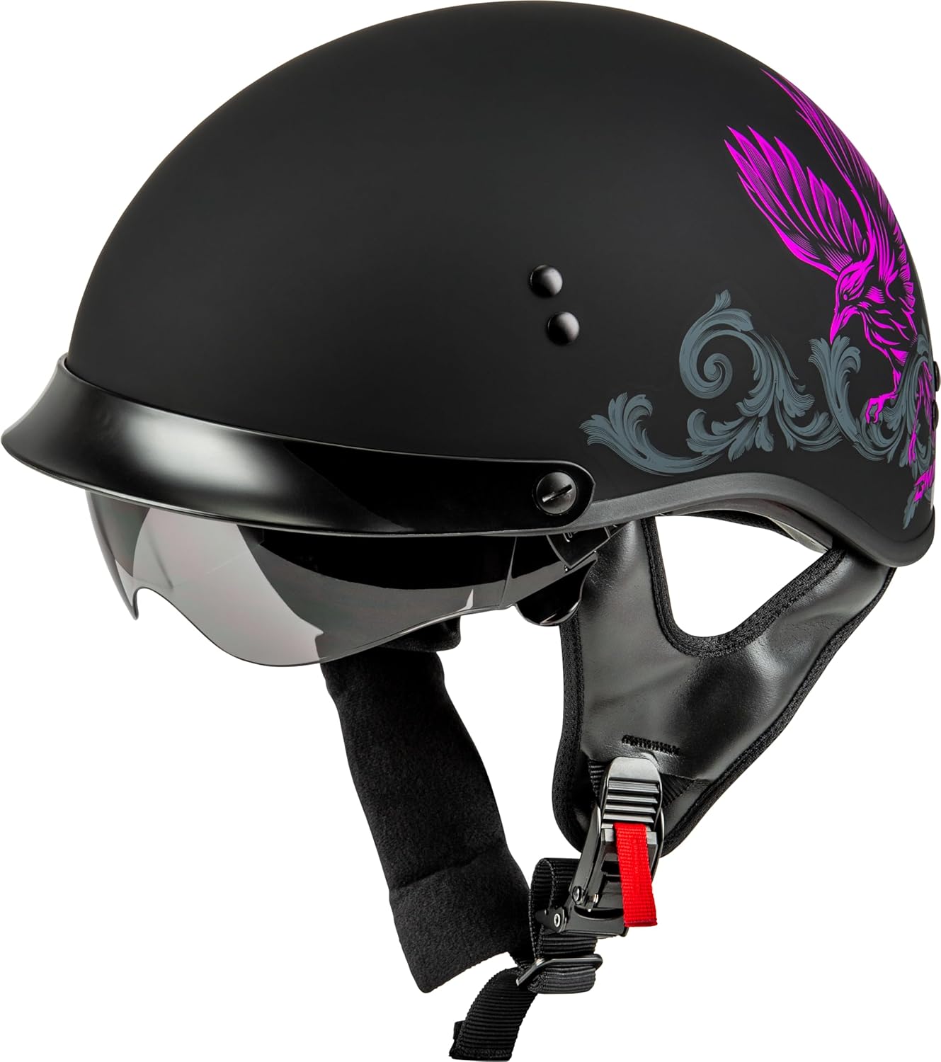 GMAX HH-65 Full Dressed Half Helmet