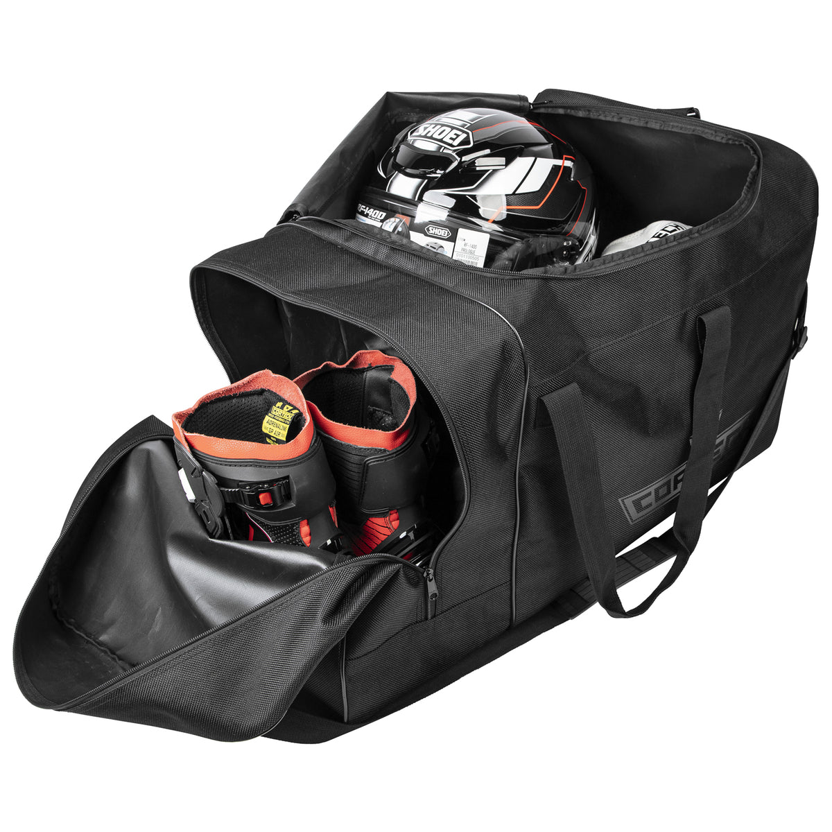 Cortech Day Tripper Gear Bag with side pocket open
