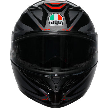 K3 Helmet - Syth - Black/Red