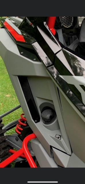 POLARIS RZR XP PRO SPLASHGUARD KIT TEXTURE BLACK