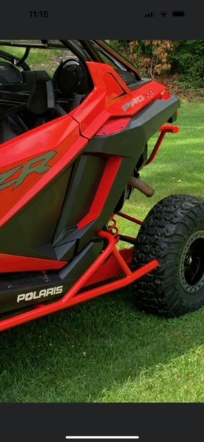 POLARIS RZR XP PRO SPLASH GUARD KIT KINGSPORT RED