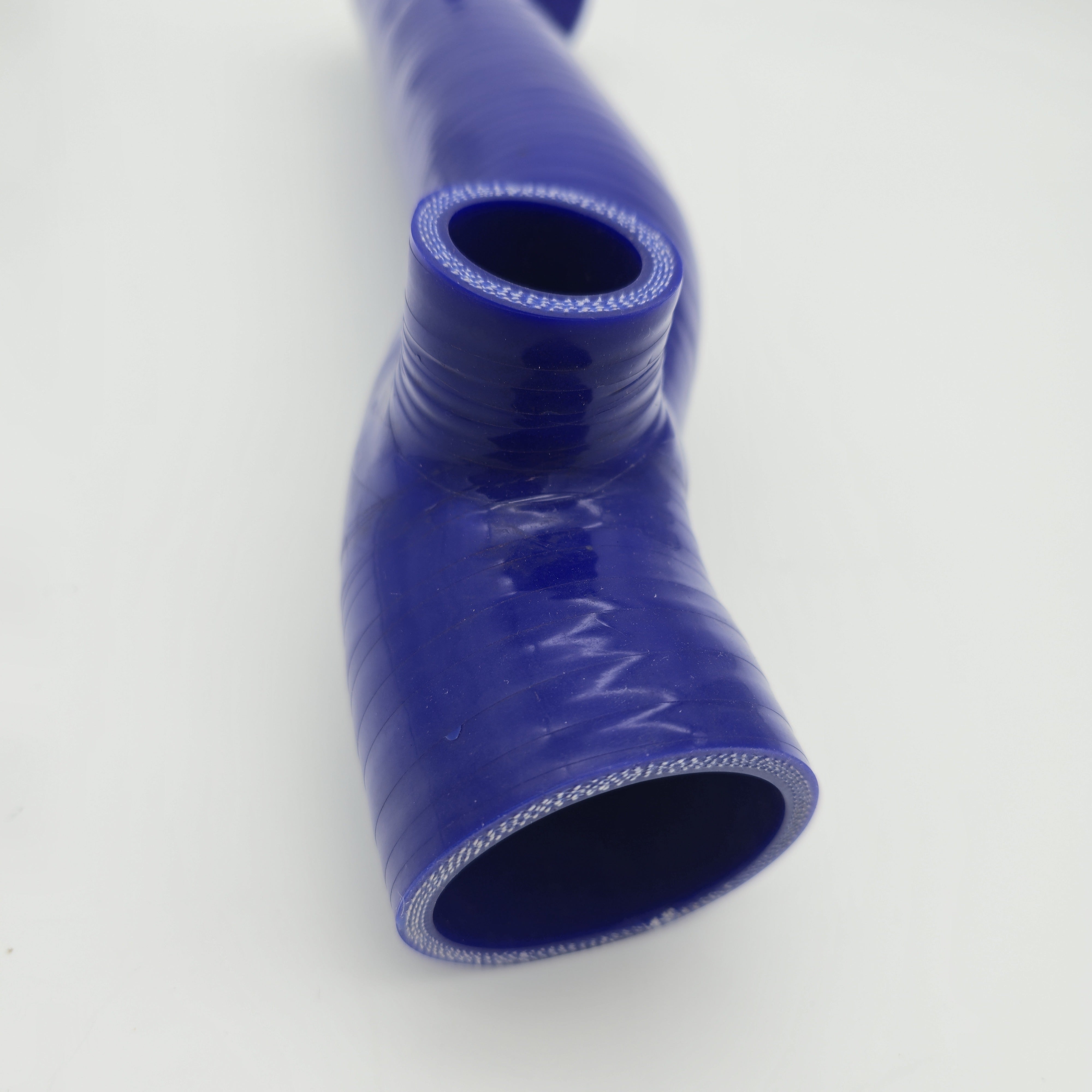 EVP Voodoo Blue silicone charge tube — open-end detail
