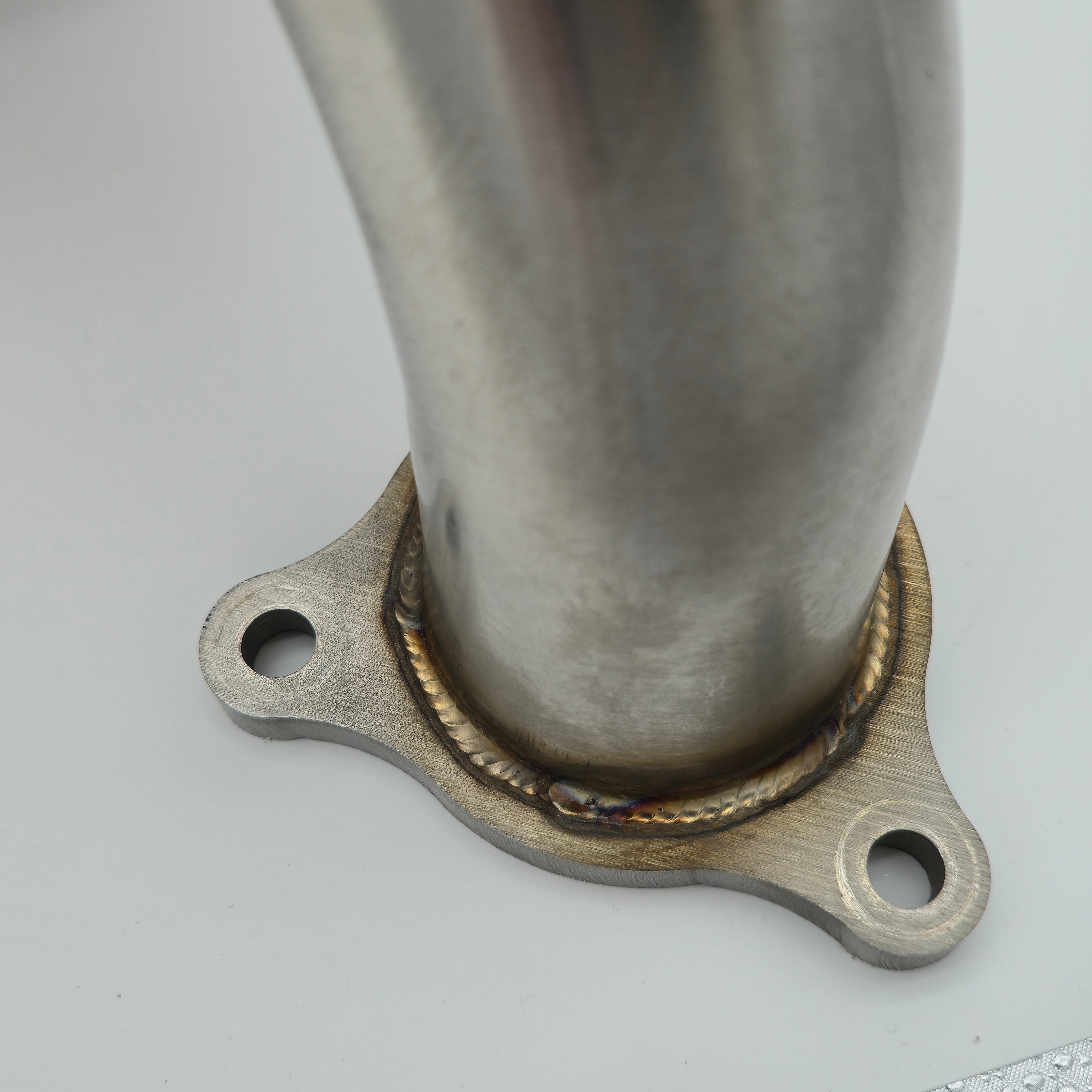 Evolution Powersports Magnum Side Exit Slip-On Exhaust with red heat shield - actual unused display unit