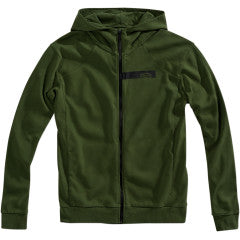 HOODY ZIP CHAMBER GREEN