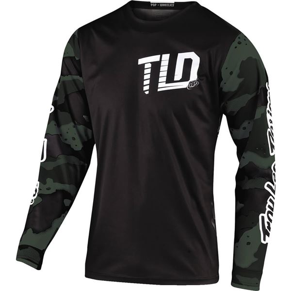 GP JERSEY CAMO GREEN/BLACK